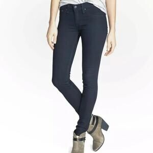 RAG & BONE Women's Dark Rinse Ripped Knee Leggings Jeans Sz 24